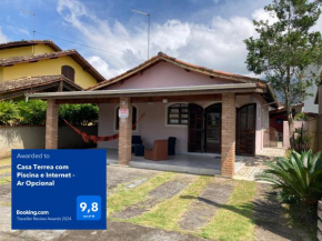 Casa com Piscina Exclusiva - Condomínio em frente ao Mar - Portaria 24h